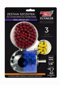 Moje Auto zestaw szczotek na wkrętarke